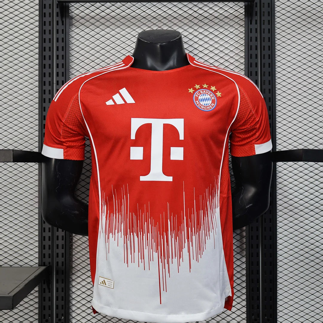 2025/2026 Fan Version Bayern Munich Home Football Shirt