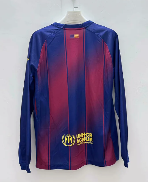 2025/2026 Long Sleeve Barcelona Home